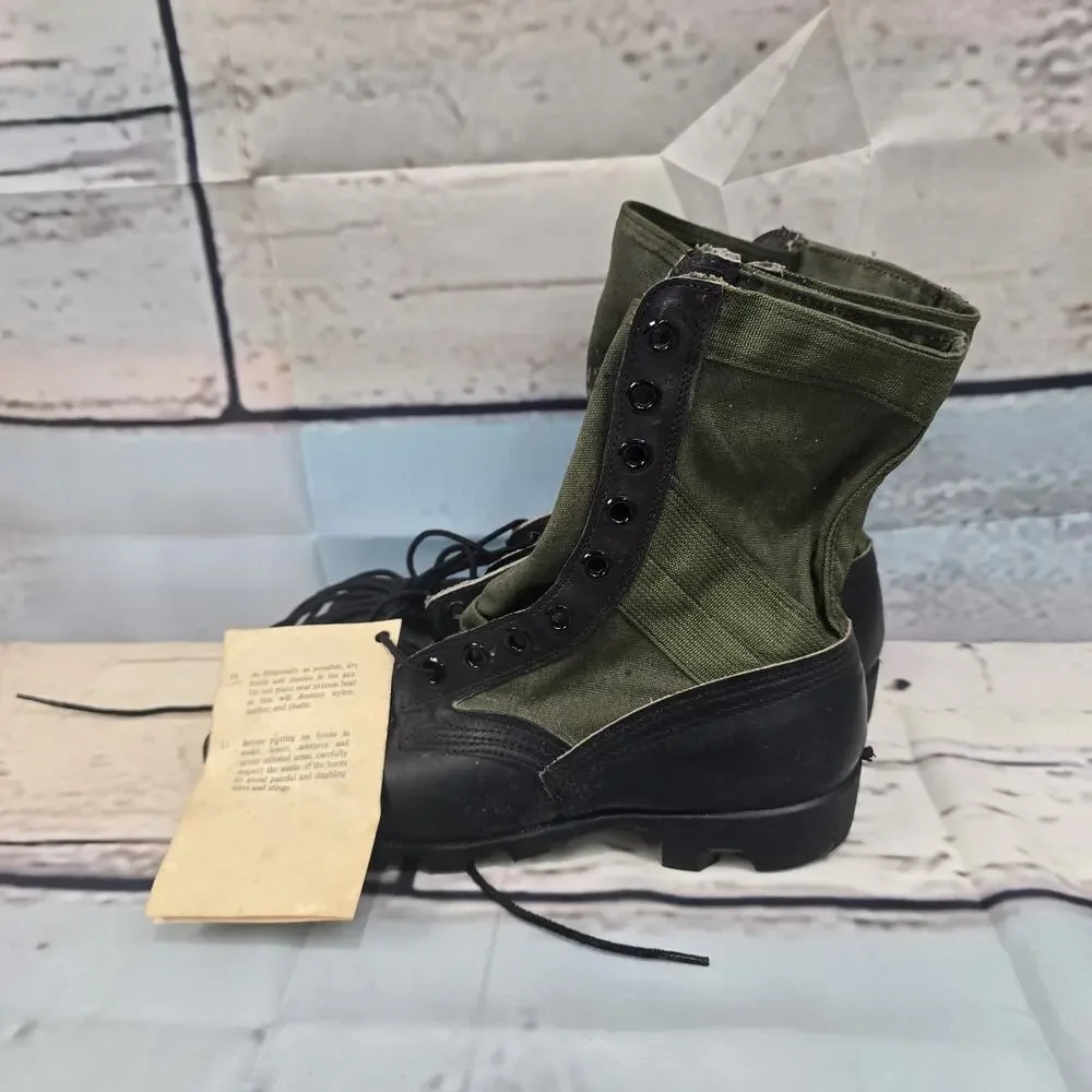 Vintage RO-SEARCH US Military Jungle Boots 9R Spike Protective NOS w/ Tag